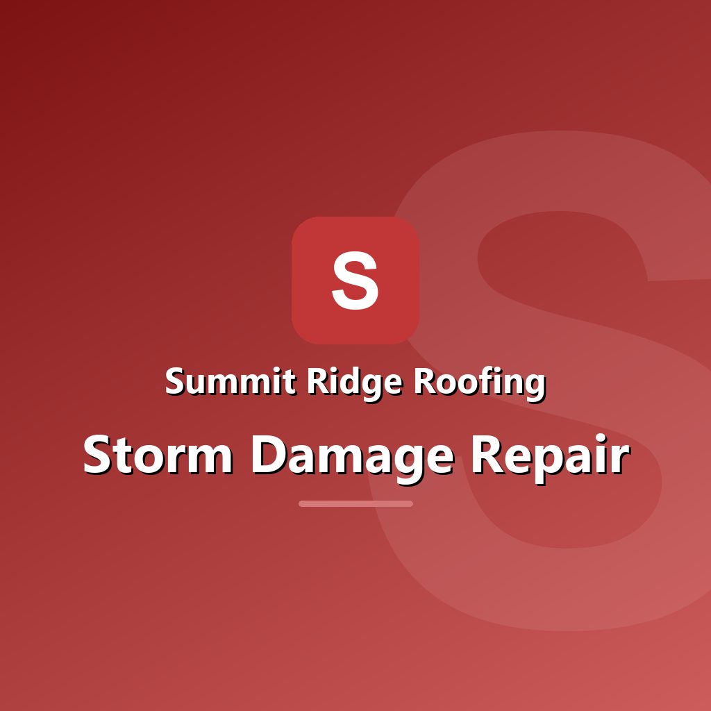Storm damage inspection